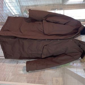 L.L.Bean Brown Goose Down Jacket Size: XL.